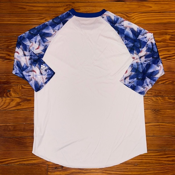 Adidas Men’s Baseball 3/4 Sleeve Shirt Large - Picture 5 of 6